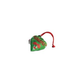 Bolsa Ecologica Plegable 100% Poliester, Diseno Hongos, 38×38 Cm, Color Verde