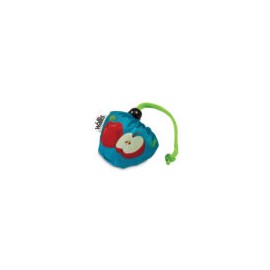 Bolsa Ecologica Plegable 100% Poliester, Diseno Manzana, 38×38 Cm, Color Azul