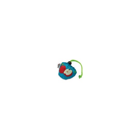 Bolsa Ecologica Plegable 100% Poliester, Diseno Manzana, 38×38 Cm, Color Azul