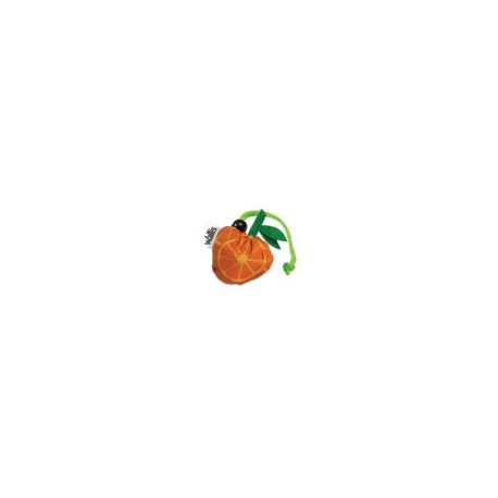Bolsa Ecologica  Plegable 100% Poliester, Diseno Naranja, 38 X 38 Cm, Color Naranja