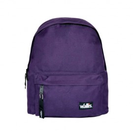 Mochilas Hobby Con Bolsa Frontal, 32x40x17cm De Base, 10 Cm Arriba, Morado