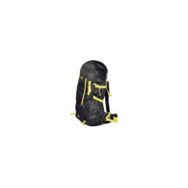 Mochila Para Montana SANTIS 50 L, Semi-Impermeable, Negra Con Verde