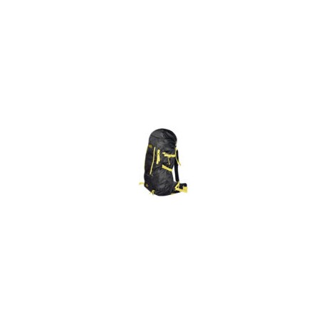 Mochila Para Montana SANTIS 50 L, Semi-Impermeable, Negra Con Verde