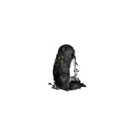Mochila Para Montana EIGER 55 L, Semi-Impermeable, Negra Con Verde