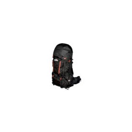Mochila Para Montana Montana 65 L, Semi-Impermeable, Negra Con Rojo
