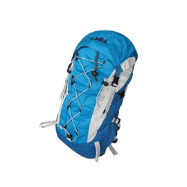 Mochila Para Media Montana Poon Hill 30 L, Varilla Y Soporte De Pvc, 23x58x20 Cm, Azul Con Gris