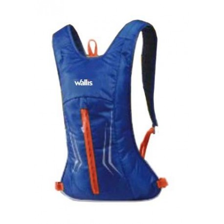 Mochila De Hidratacion CACTUS PRO 1.5 L, Semi-Impermeable, Azul Con Naranja