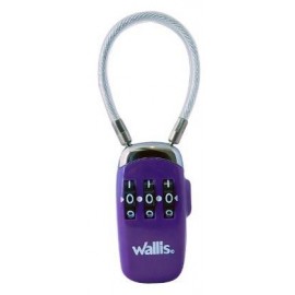 Candado De Combinacion Para Equipaje Y USB, Color Morado