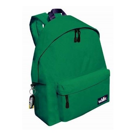 Mochilas Hobby Con Bolsa Frontal, 32x40x17cm De Base, 10 Cm Arriba, Verde