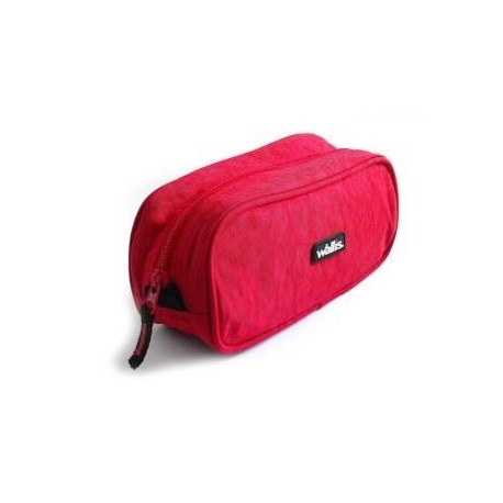 Estuches 100% Nylon, 20×6.5×8 Cm, Rojo
