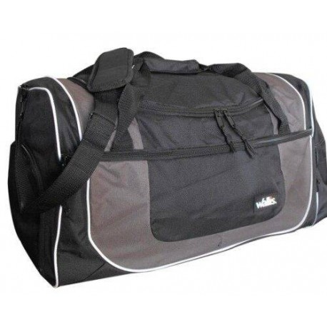 Maleta De Ortiva Y Viaje 65 L, 65x33x30 Cm,N Gro Con Gris