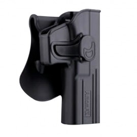 Funda Pist. Polim. GLOCK 17/22/31 AMOMAX Negra