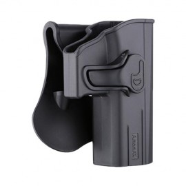 Funda Pist. Polim. CZ P-07, P-09 AMOMAX Negra