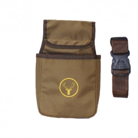 CARTUCHERA P/CINTURA DOBLE BOLSA KAKI (50 Cart.)