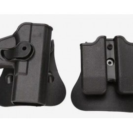 Kit Funda Pistola Y Cargadores Wolf Slaves