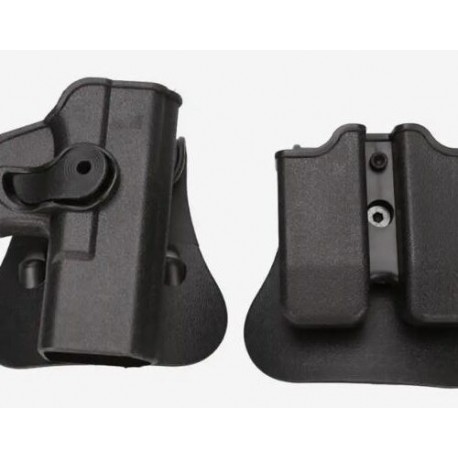 Kit Funda Pistola Y Cargadores Wolf Slaves