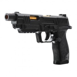 Pistola UX SA10 Negra CO2 Diabolo Y Bbs Cal. .177  420fps Retroceso