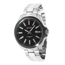 Reloj Analogo P. Caballero 50 M/ 5 ATM Neg. Svago.