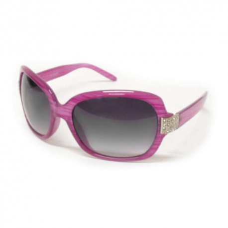 Lentes Casuales armazon Y Varillas Lila, Micas Humo Degradado