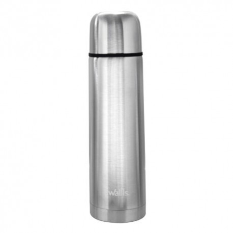 Termo Tipo Bala Con Tapa Rosca Funciona como Vaso, 500 Ml, Acero