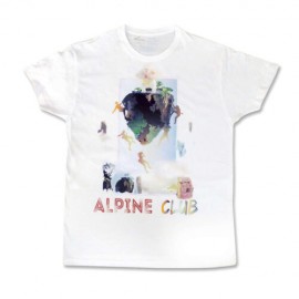 Playera Para Hombre Alpine Club, Color Blanco,Talla Mediana