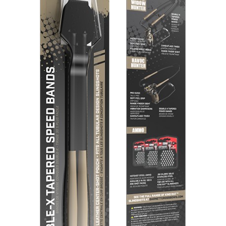 Liga P/Resortera BARNETT Doble-X Cafe/Negro