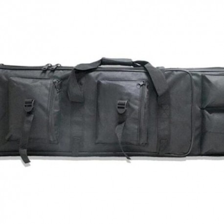 Mochila cuadrada de transporte para rifle negra 115 cm