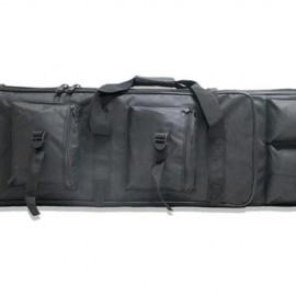 Mochila cuadrada de transporte para rifle negra 120 cm
