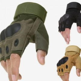 Guantes Tacticos Medio Dedo 3 Colores