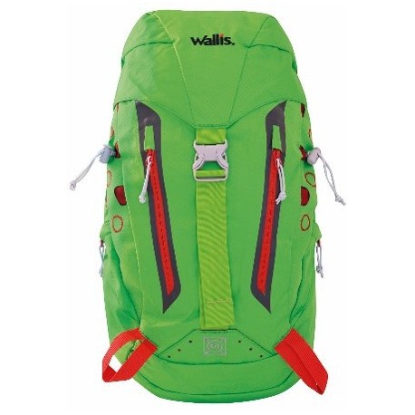 Mochila Para Media Montana THAPA 35 L, Varilla Y Soporte De PVC, 28x58x20 Cm, Verde