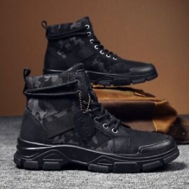 Bota Tactica Camuflaje Negro