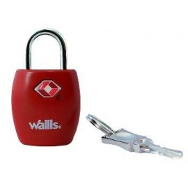 Candado De Llave TSA, Color Rojo