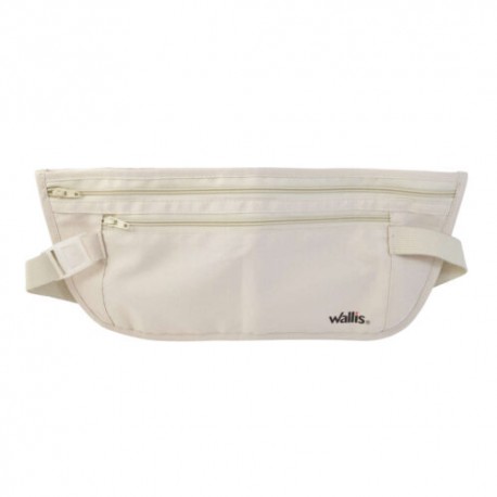 Cartera De Seguridad Con Correa Para Cintura, 30×13 Cm, Color Beige