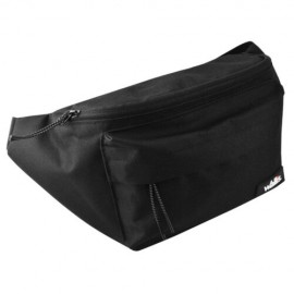 Cangurera C/Compartimientos, Correa Ajustable, 35x19x9 cm, Negro