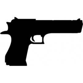 Calcomania Pistola