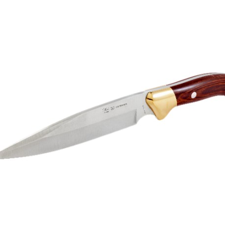Cuchillo Cetreria De Campo Y Caza, Mango Madera Stamin, Hoja Lisa 20 Cm, Peso 493 Gr.