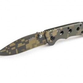 Navaja Con Mango Metal, Hoja Lisa De 7.5 Cm De Largo, Clip