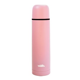 Termo Tipo Bala Tapa Rosca Funciona como Vazo, 500 Ml, Paton De Rosa