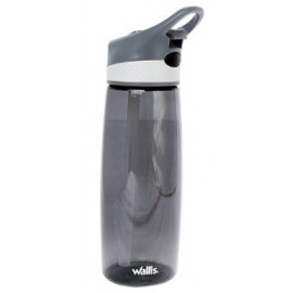 Cilindro De Tritan Bpa Free Con Agarrade A, Popote Y Boton  Antide Rame, 680 Ml,N Gro