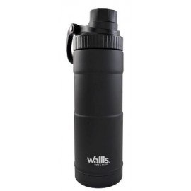 Cilindro Termico De Acero Inox Con Agarrade A, Tapa Rosca Y Chupon, 500 Ml,N Gro