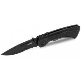 Navaja Con Mango Metaln Gro Con Clip, Hoja Lisa-Sierra De 7.5 Cm De Largo