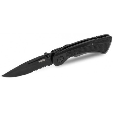 Navaja Con Mango Metaln Gro Con Clip, Hoja Lisa-Sierra De 7.5 Cm De Largo