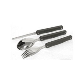 Cubiertos Para Campismo De Acero Inoxidable, Dureza 48-52-5