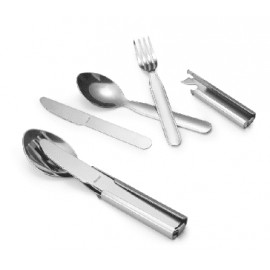 Cubiertos Para Campismo De Acero Inoxidable, Dureza 48-52-3