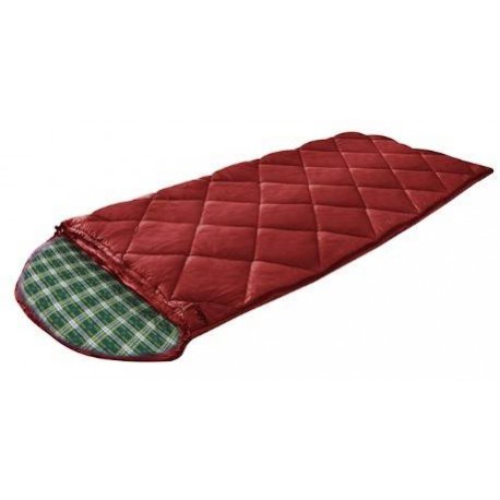Bolsa Para Dormir SAN FRANCISCO 3, Poliester+Franela, -5?c, 180(+30)X84 Cm, Rojo