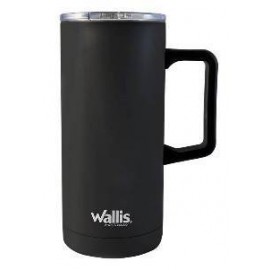 Taza Termica Con Goma Y Protector De Lizante Antide Ramasi 500 Ml,N Gro