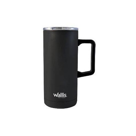 Taza Termica Con Goma Y Protector De Lizante Antide Ramasi 500 Ml,N Gro