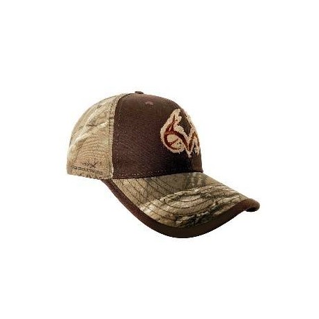 Gorra Con Cintillo De Ajuste, Cuernos De Realtree, Cafe Con Camuflaje