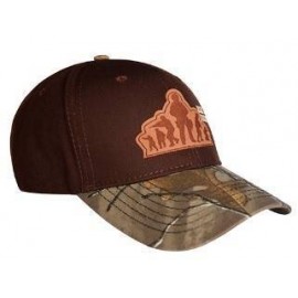 Gorra Con Cintillo De Ajuste Y Hebilla, Real Soldier, Cafe Con Visera Camuflaje