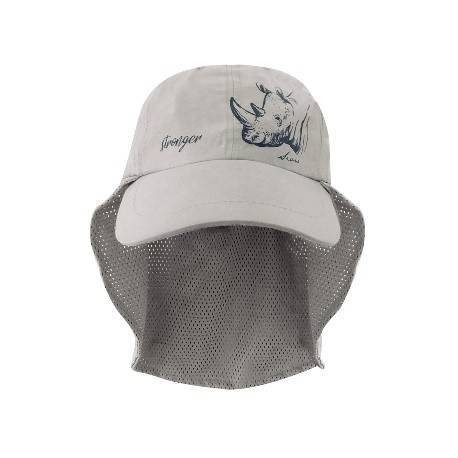 Gorra Con Faldon De Malla Y Cordon Ajustable